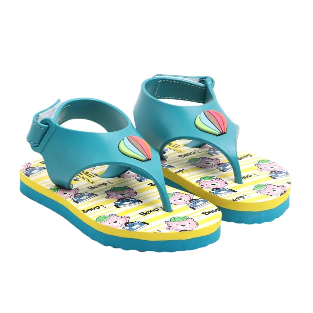 Tomsy Choice Blue EVA Sole PVC Rubber Strap Unisex Flip-Flops & Slippers for Boys and Girls – Lightweight, Soft & Durable Casual Footwear