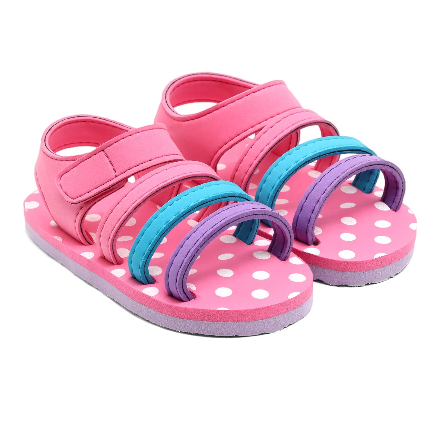 Tomsy Choice Pink EVA Sole PVC Rubber Strap Unisex Flip-Flops & Slippers for Boys and Girls – Lightweight, Comfortable & Durable Everyday Footwear