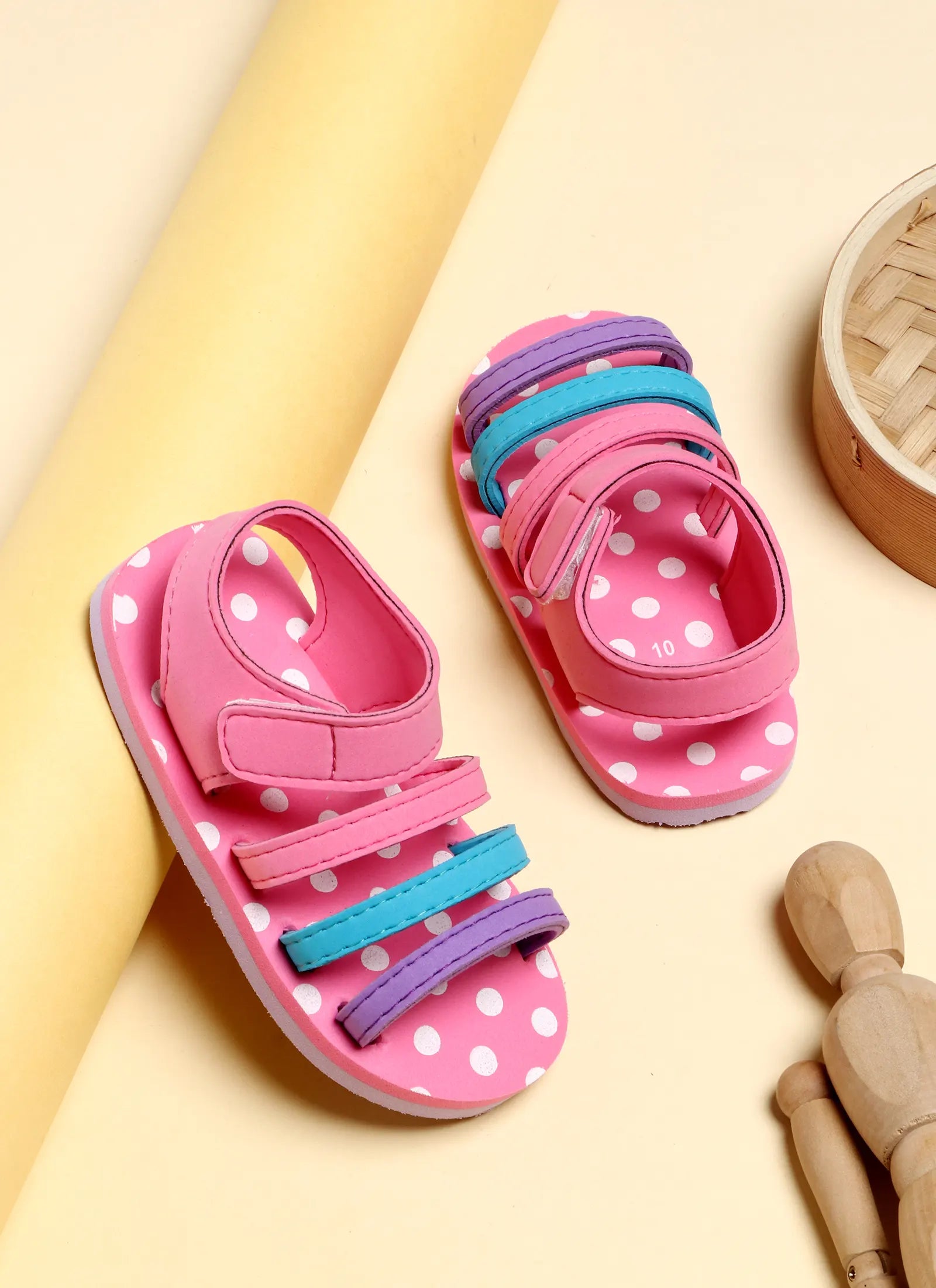 Tomsy Choice Pink EVA Sole PVC Rubber Strap Unisex Flip-Flops & Slippers for Boys and Girls – Lightweight, Comfortable & Durable Everyday Footwear