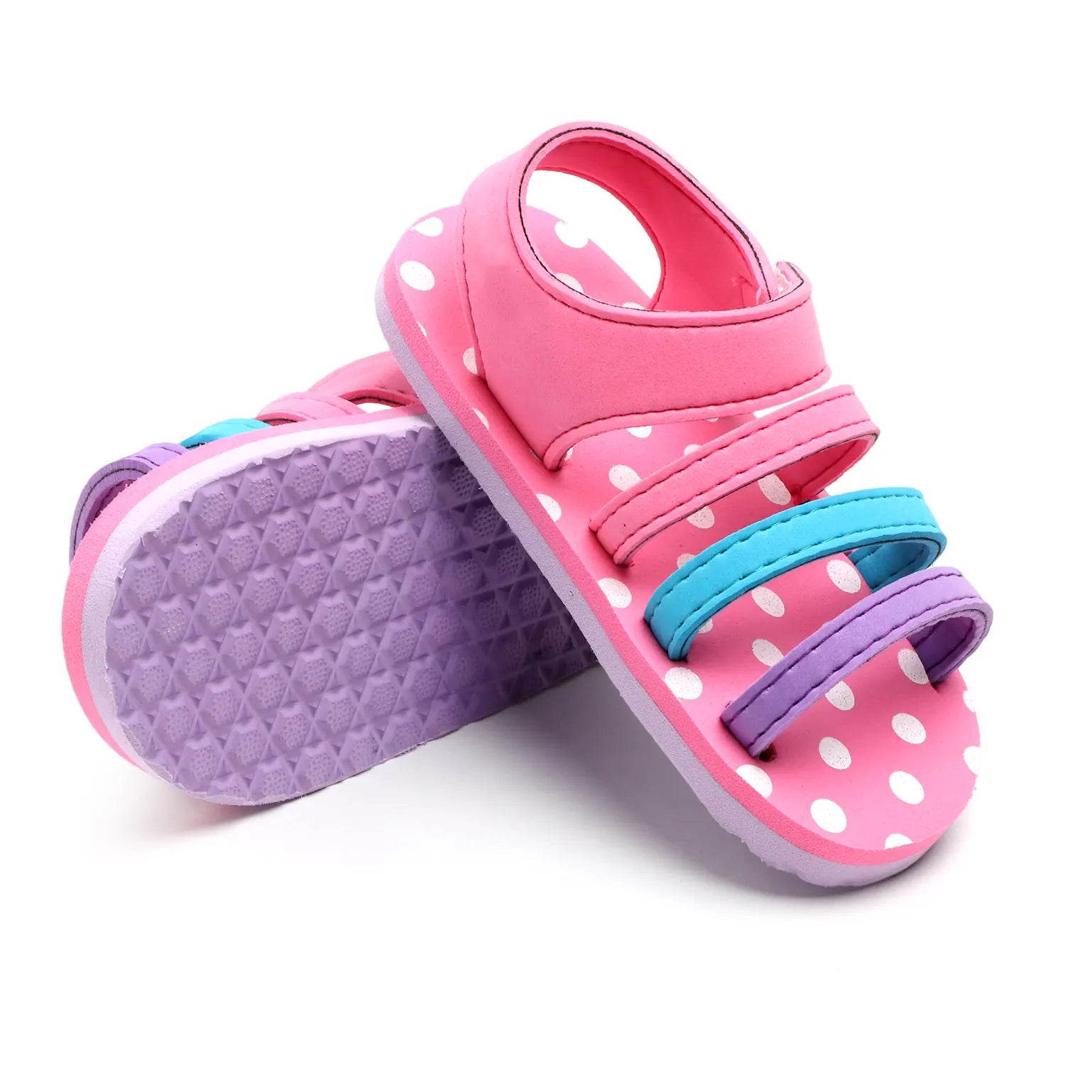 Tomsy Choice Pink EVA Sole PVC Rubber Strap Unisex Flip-Flops & Slippers for Boys and Girls – Lightweight, Comfortable & Durable Everyday Footwear
