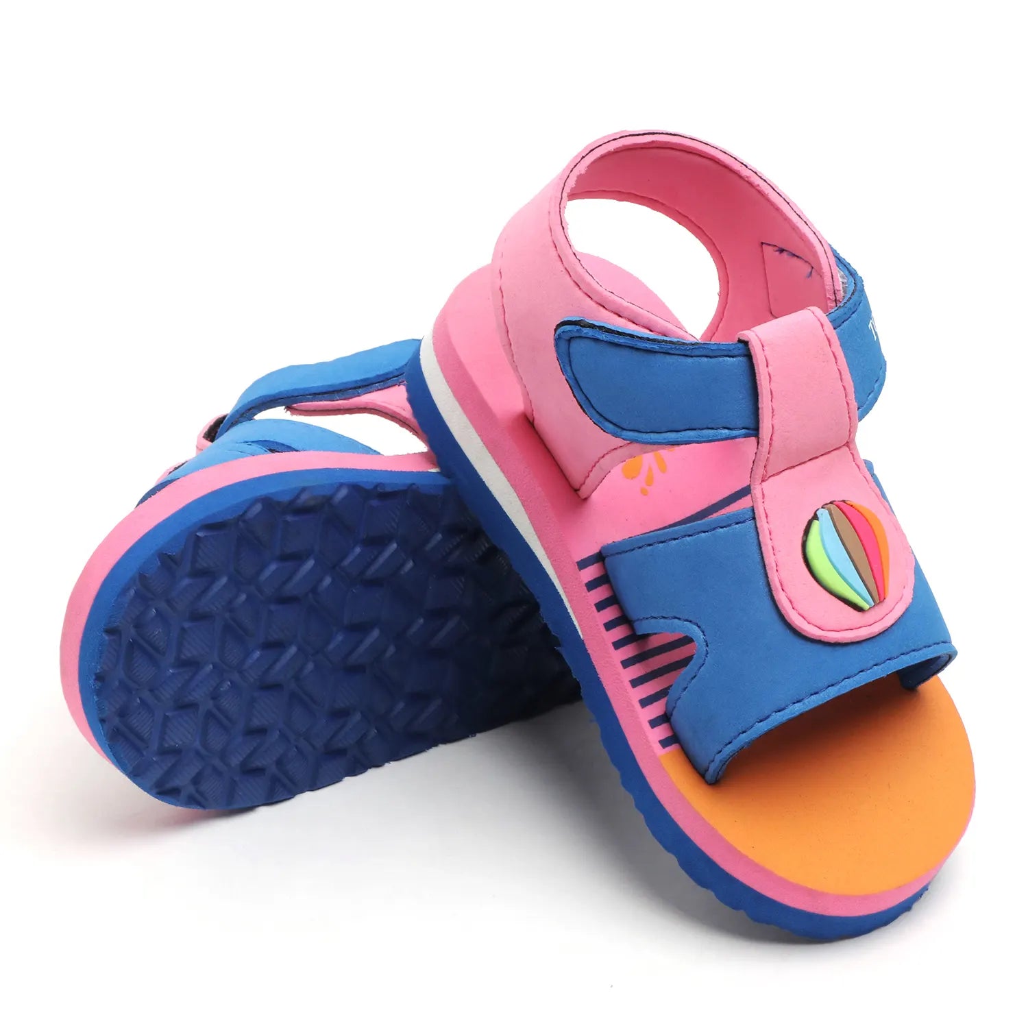 Tomsy Choice Pink EVA Sole & EVA Upper Kids Sandals for Boys and Girls – Lightweight, Comfortable & Durable Everyday Footwear