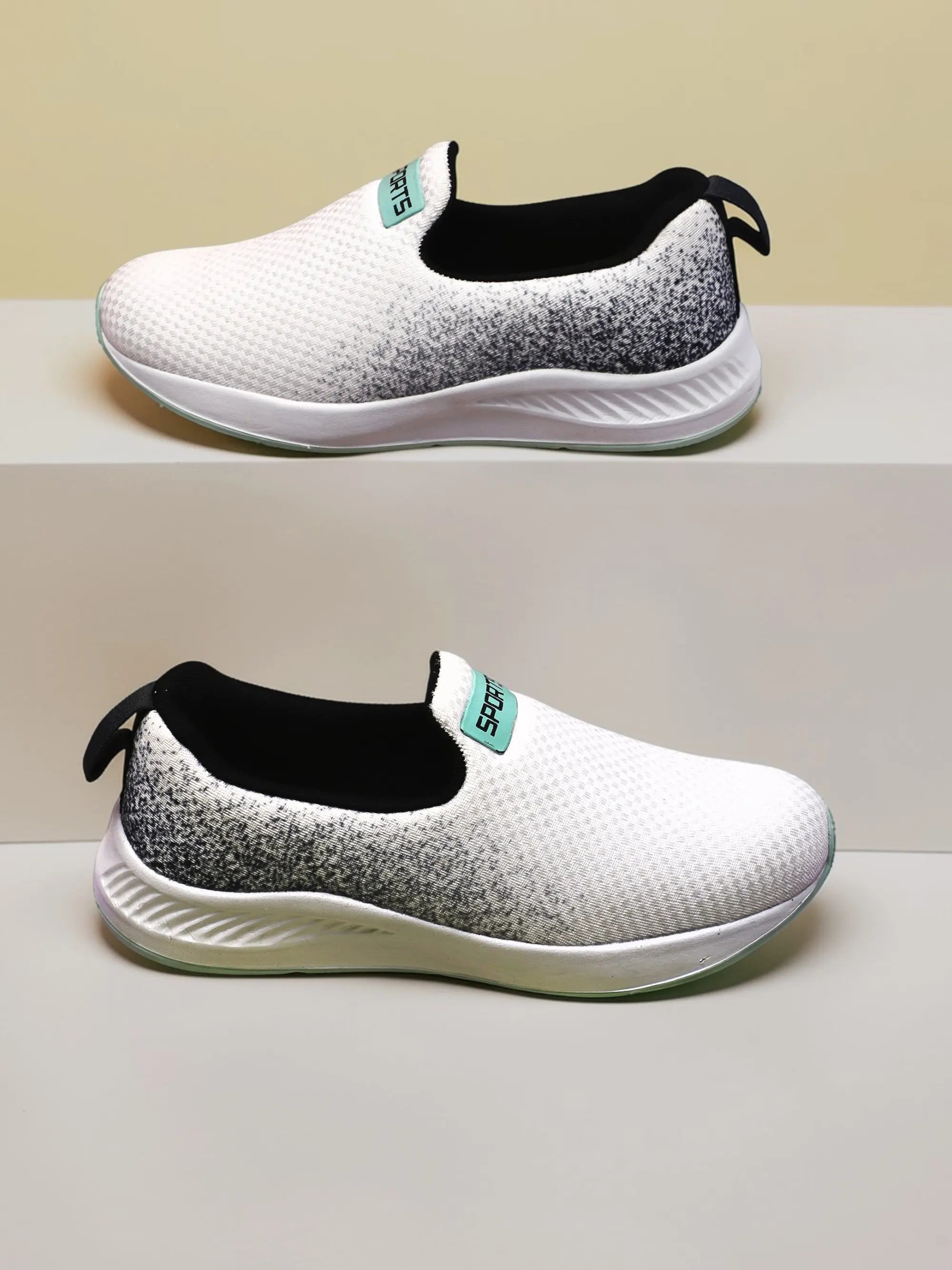 TOMSY CHOICE Slip-On Sneakers for Women | Lightweight Comfortable Walking Shoes