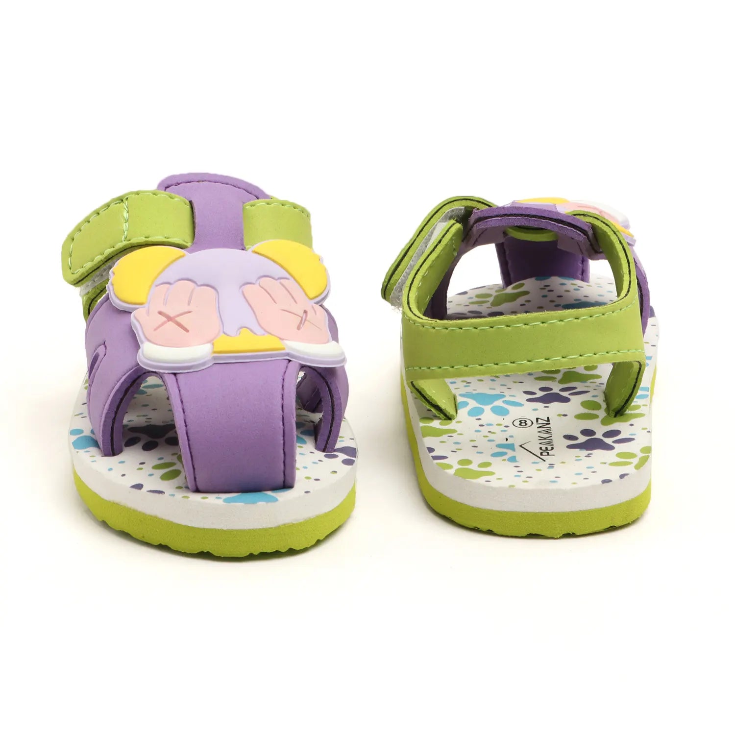 Tomsy Choice Green EVA Sole EVA Upper Kids Sandals for Boys and Girls | Lightweight, Comfortable, and Durable Summer Footwear
