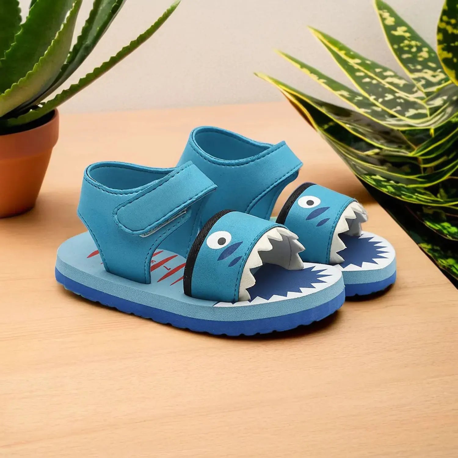 Tomsy Choice Blue EVA Sole EVA Upper Kids Sandals for Boys and Girls | Lightweight, Non-Slip & Comfortable Casual Sandals