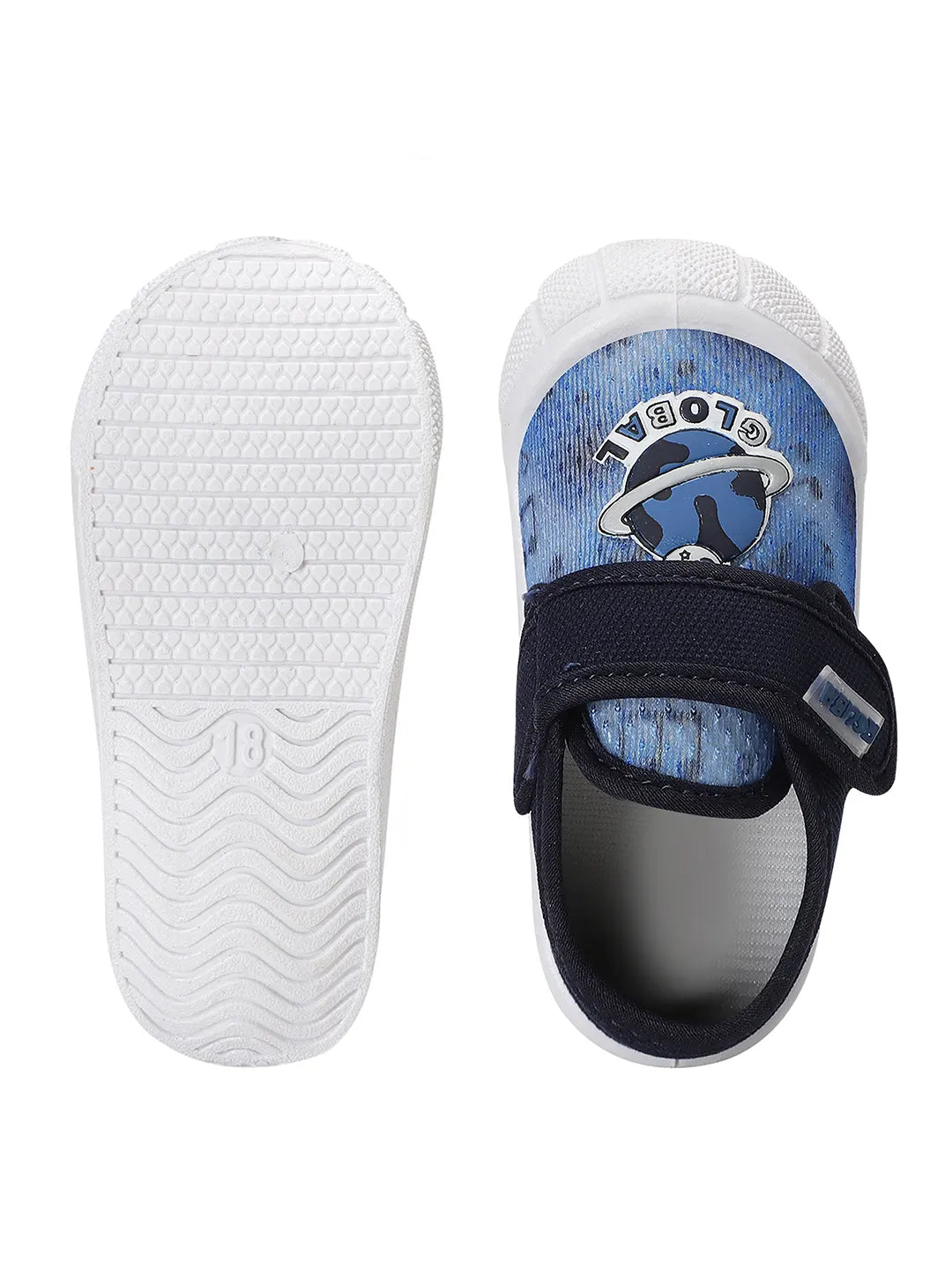 TOMSY CHOICE Blue PVC Sole Resin Upper Shoes for Boys and Girls