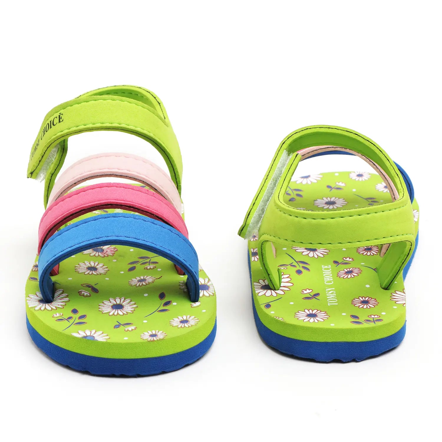 Tomsy Choice Green EVA Sole EVA Upper Kids Sandals for Boys and Girls