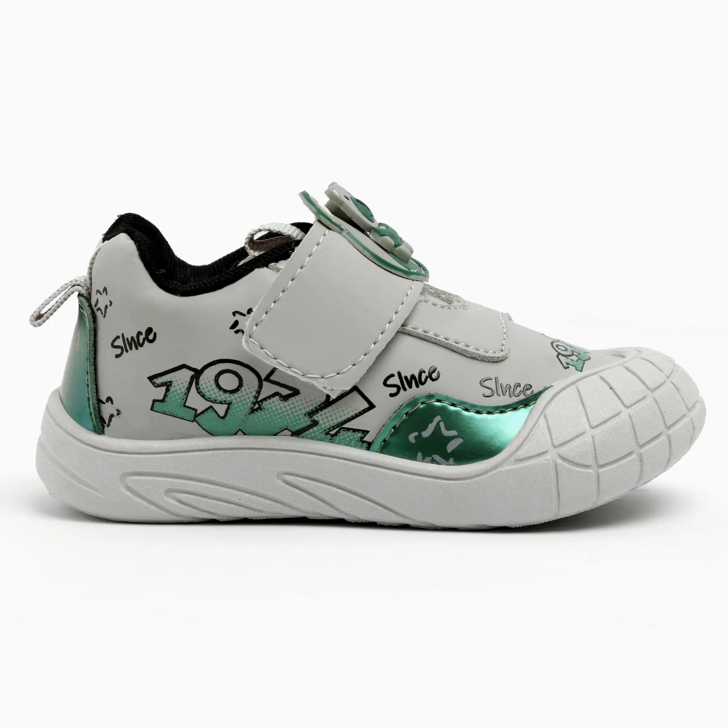 Tomsy Choice Grey PVC Sole Resin Upper Stylish Casual Shoes for Boys and Girls – Lightweight, Durable, and Comfortable Everyday Footwear Size - 5C, Grey
