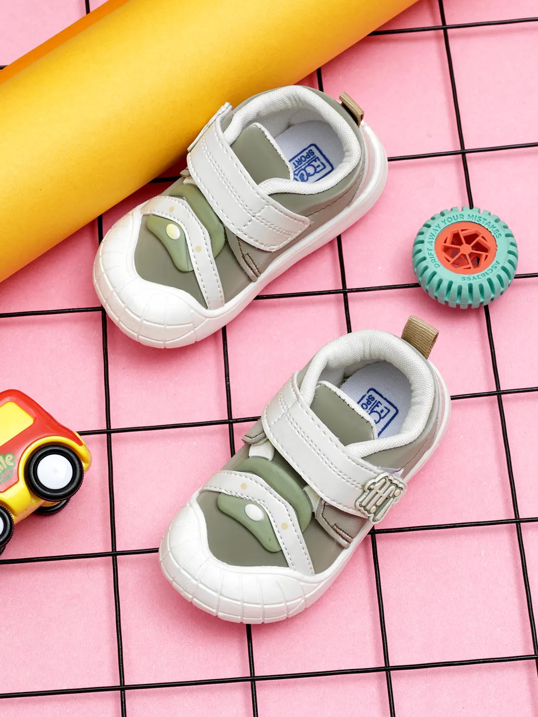 TOMSY CHOICE Grey PVC Sole Resin Upper Casual Shoes for Boys and Girls – Lightweight, Flexible, and Stylish Everyday Footwear