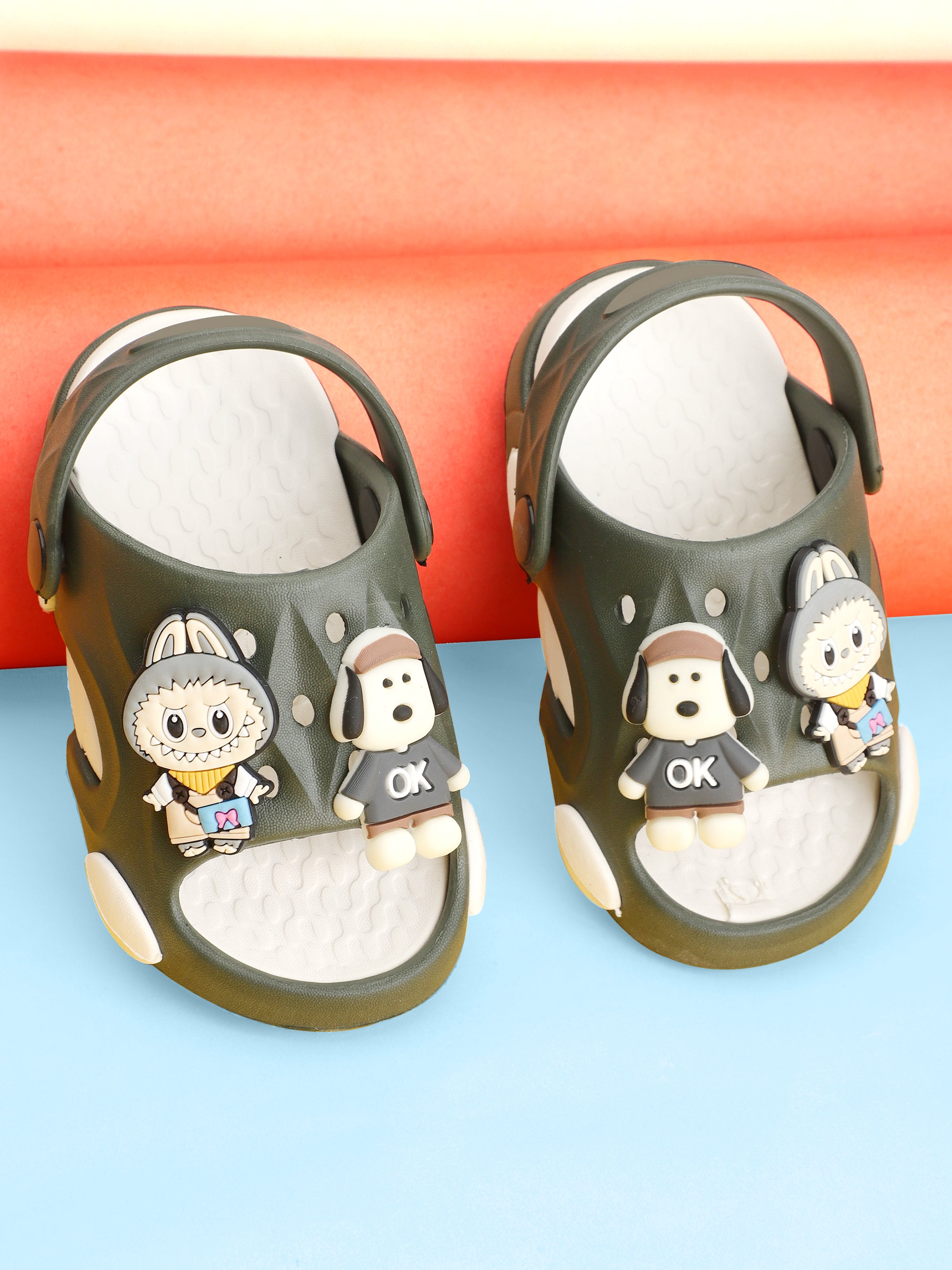 Tomsy Choice Kids Cartoon Charm Clogs | Soft EVA Casual Sandals