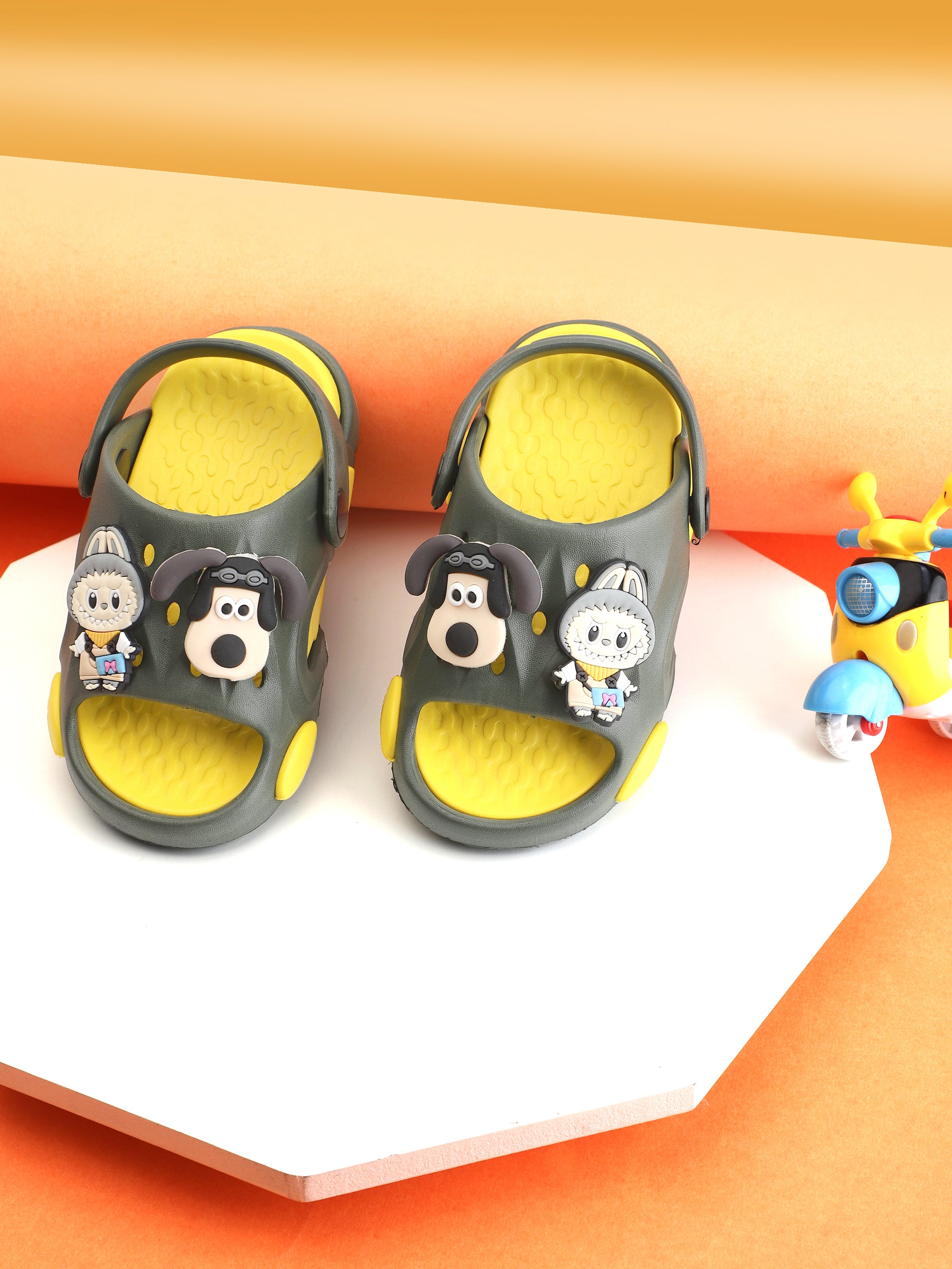 Tomsy Choice Kids Cartoon Charm Clogs | Soft EVA Casual Sandals