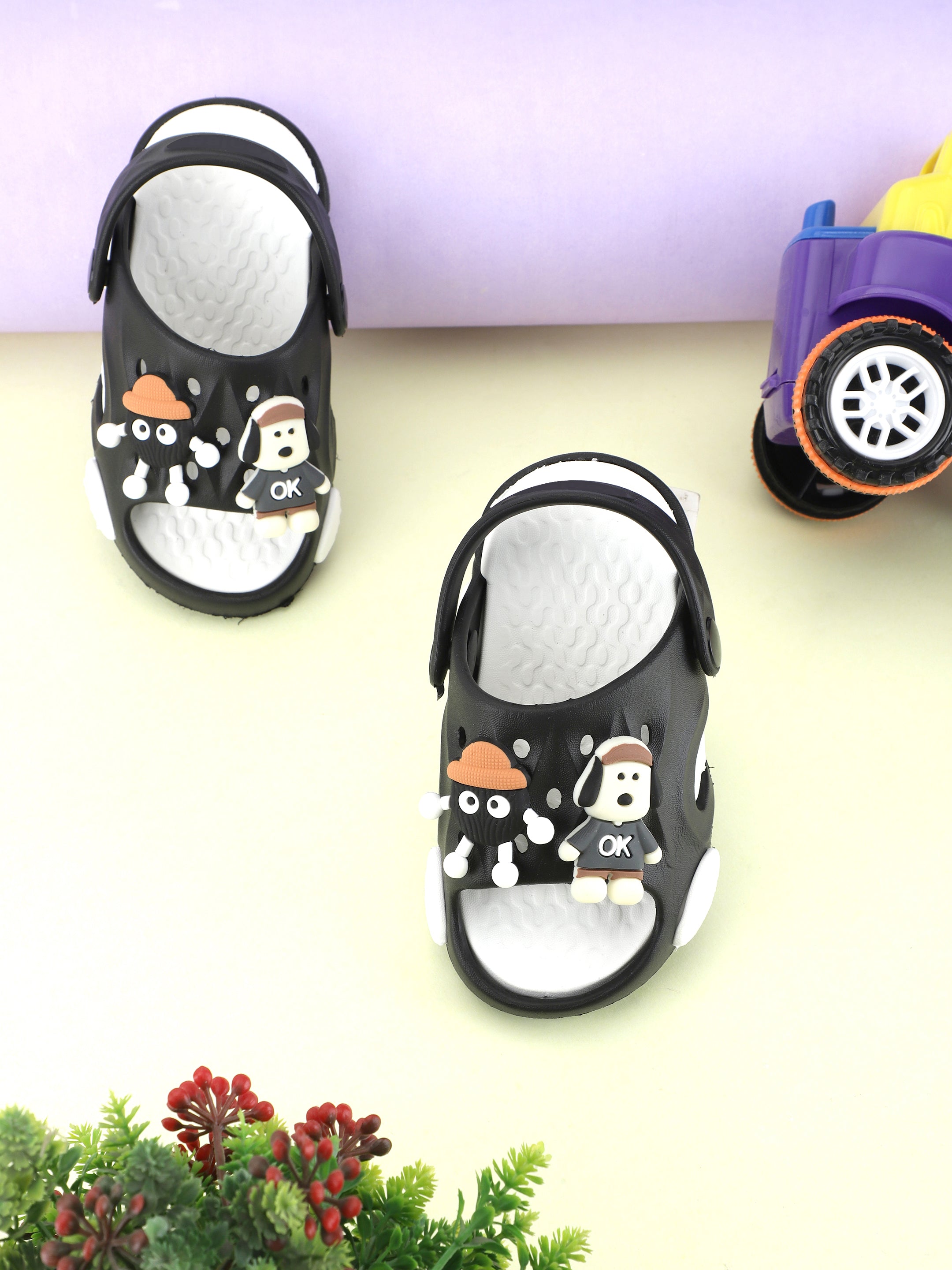 Tomsy Choice Kids Cartoon Charm Clogs | Soft EVA Casual Sandals