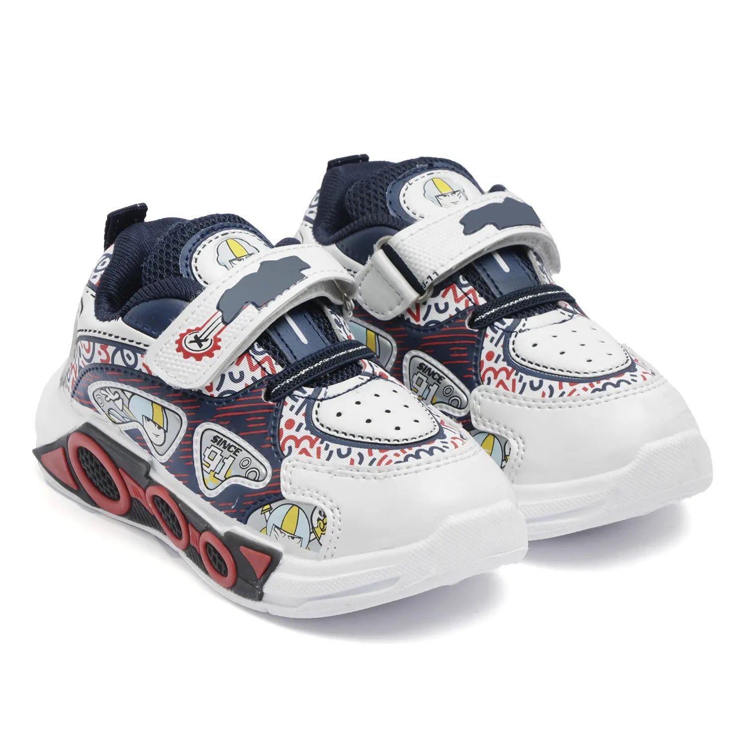 Tomsy Choice Blue PVC Sole Resin Upper Shoes for Boys and Girls – Stylish, Lightweight & Comfortable Everyday Casual Footwear