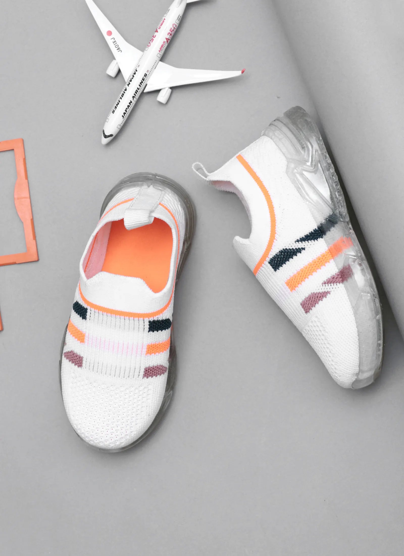 TOMSY CHOICE White PVC Sole & Premium Resin Upper Casual Kids Shoes for Boys and Girls – Lightweight, Durable & Stylish Everyday Wear