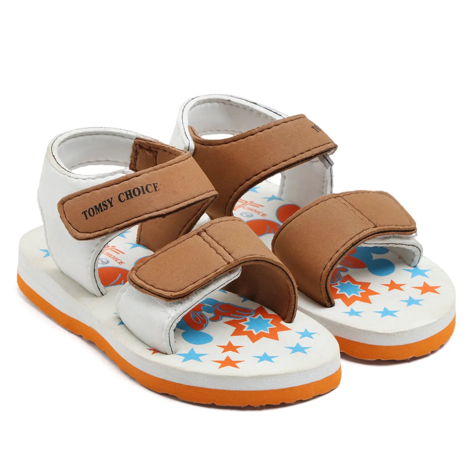 Tomsy Choice Brown Kids Sandals | Lightweight EVA Sole & EVA Upper Comfortable Footwear for Boys and Girls | Durable, Breathable & Stylish Daily Wear Sandals