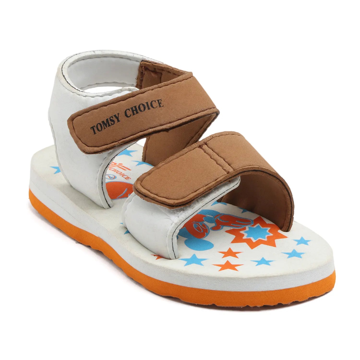 Tomsy Choice Brown Kids Sandals | Lightweight EVA Sole & EVA Upper Comfortable Footwear for Boys and Girls | Durable, Breathable & Stylish Daily Wear Sandals