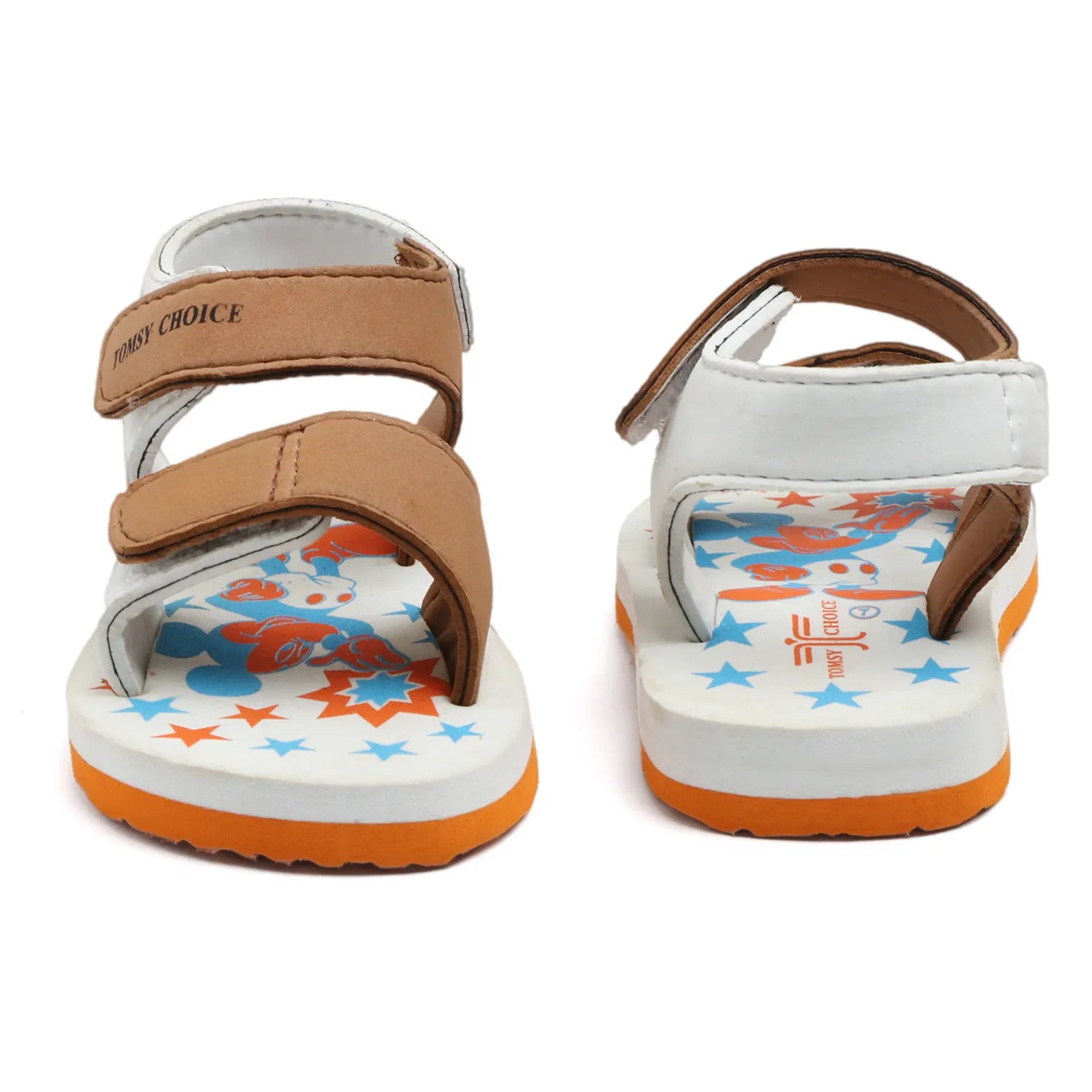 Tomsy Choice Brown Kids Sandals | Lightweight EVA Sole & EVA Upper Comfortable Footwear for Boys and Girls | Durable, Breathable & Stylish Daily Wear Sandals