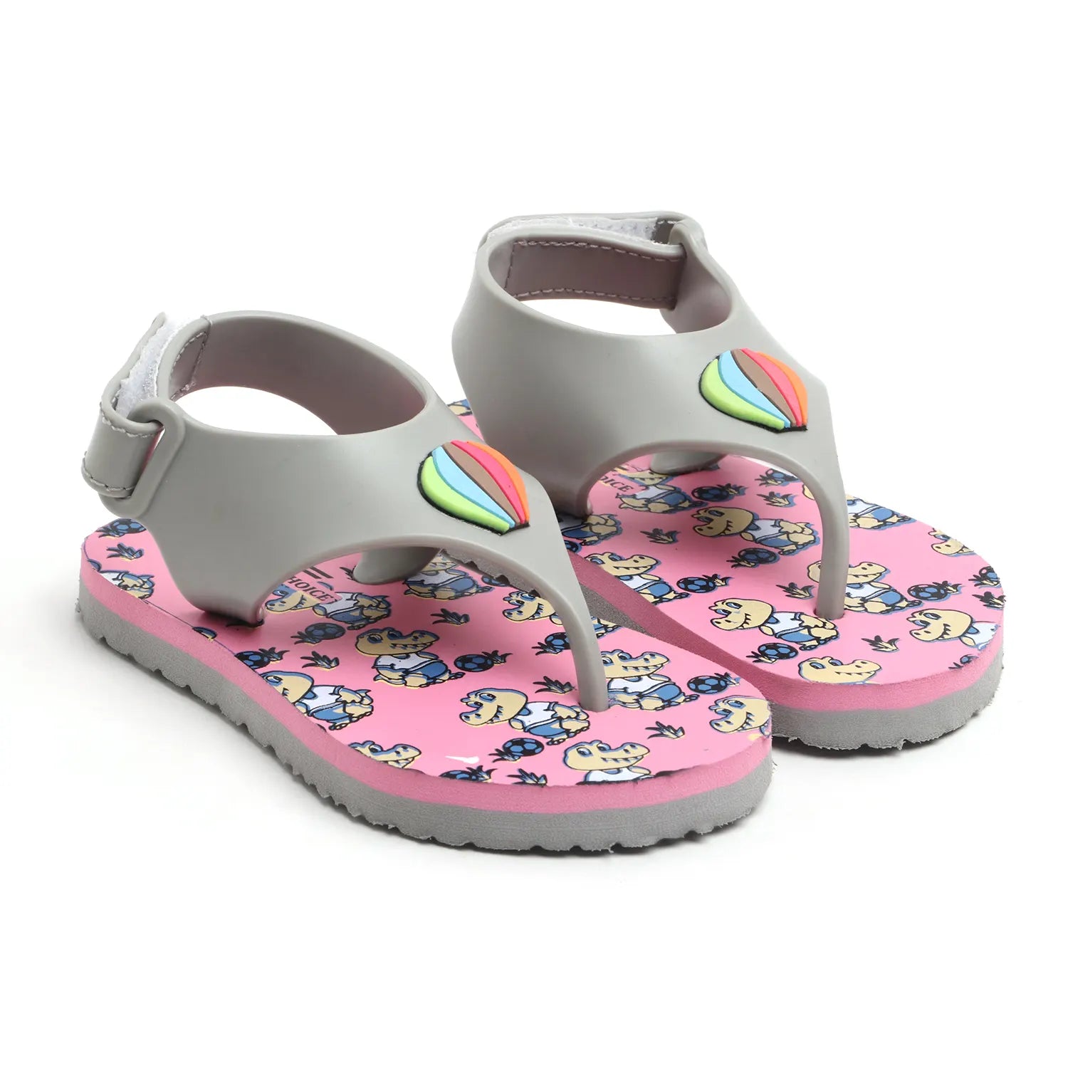 Tomsy Choice Green Kids Flip-Flops & Slippers | EVA Sole with PVC Rubber Strap | Lightweight, Comfortable & Durable Daily Wear Footwear for Boys and Girls
