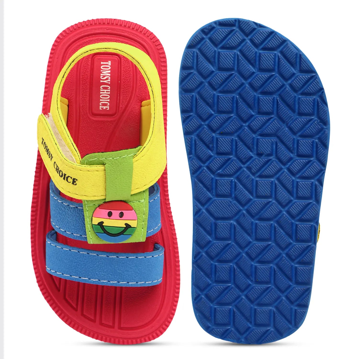 Tomsy Choice Red EVA Sole & EVA Upper Kids Sandals for Boys and Girls – Lightweight, Stylish & Comfortable Footwear Size