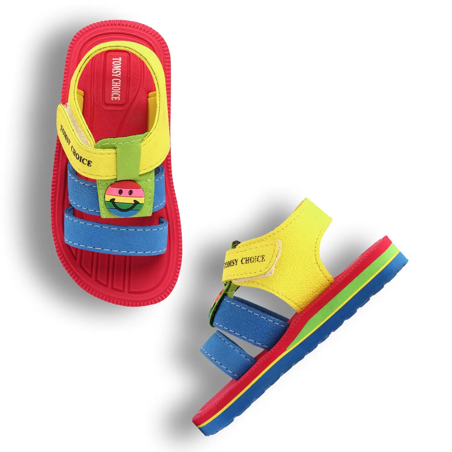 Tomsy Choice Red EVA Sole & EVA Upper Kids Sandals for Boys and Girls – Lightweight, Stylish & Comfortable Footwear Size
