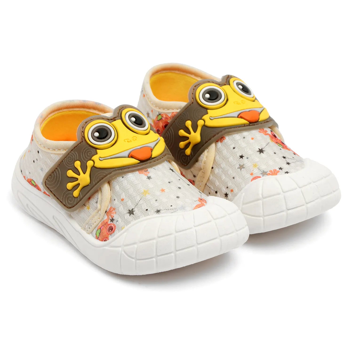 Tomsy Choice Kids Grey Casual Shoes | PVC Sole | Mesh Upper