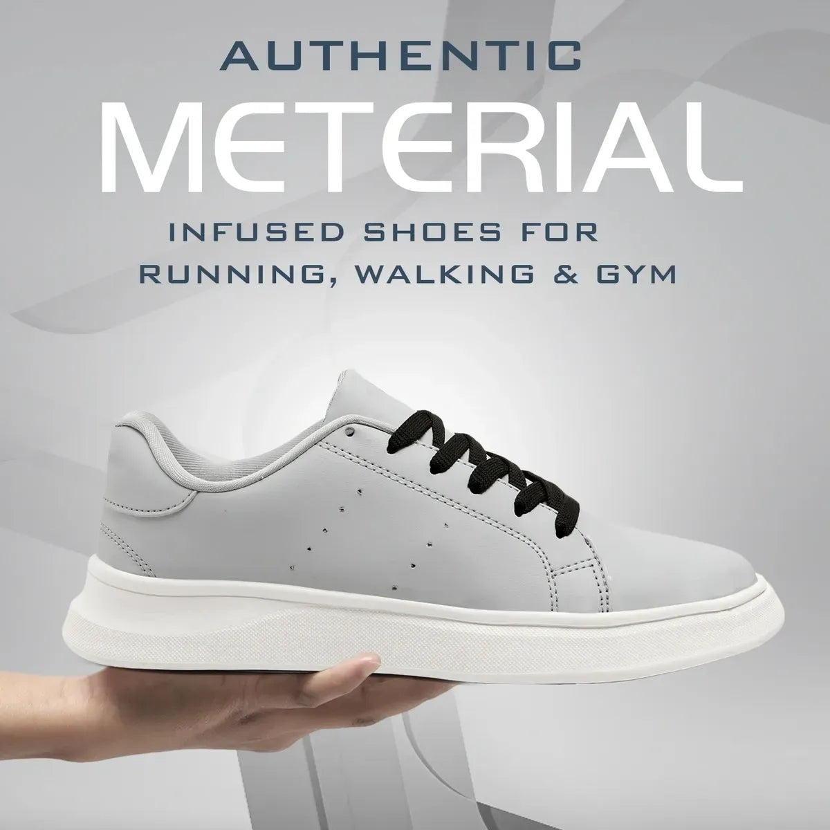 Tomsy Choice Grey Casual Sneakers for Men